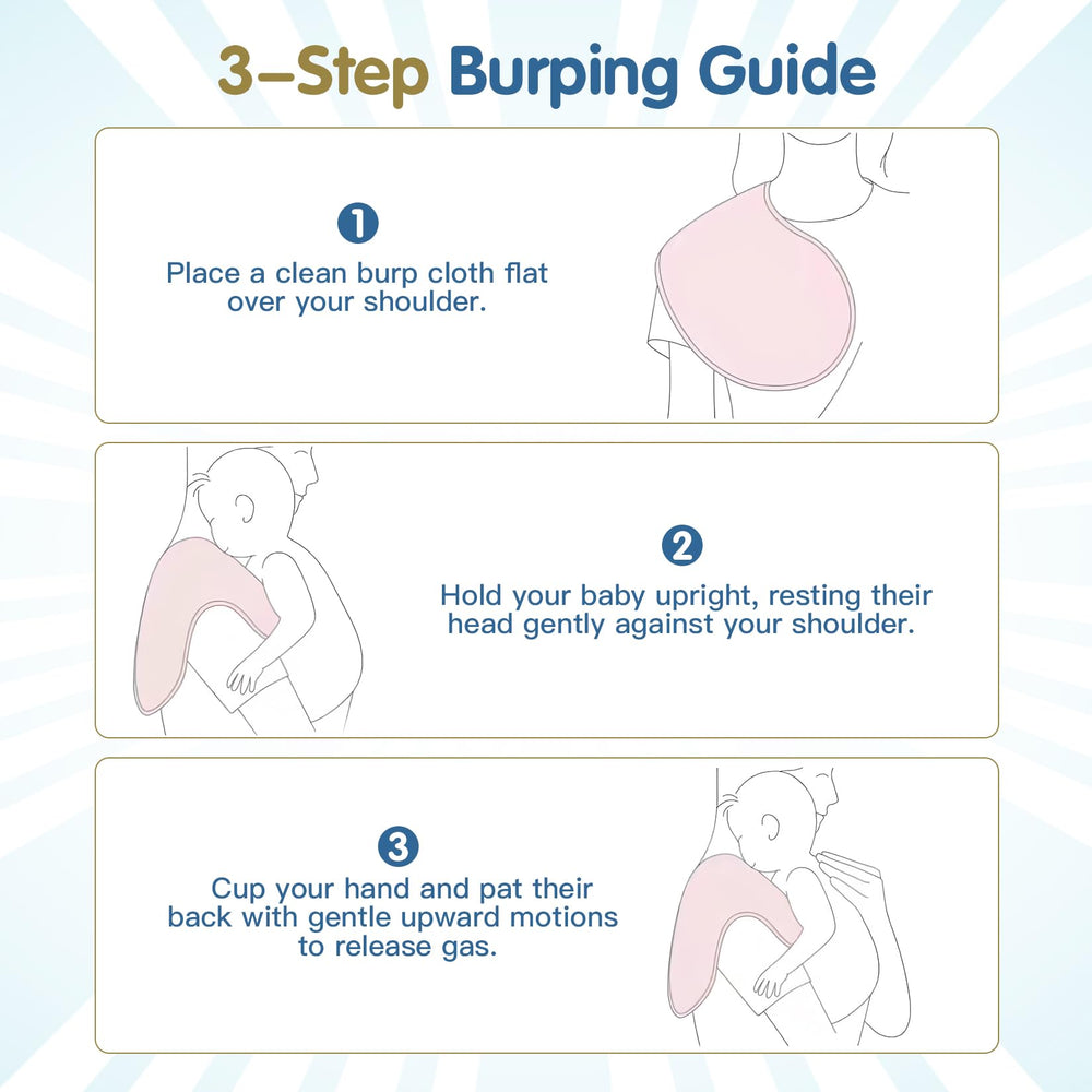 ZIXNEXKOO machine-washable burp cloths stay soft after many washes