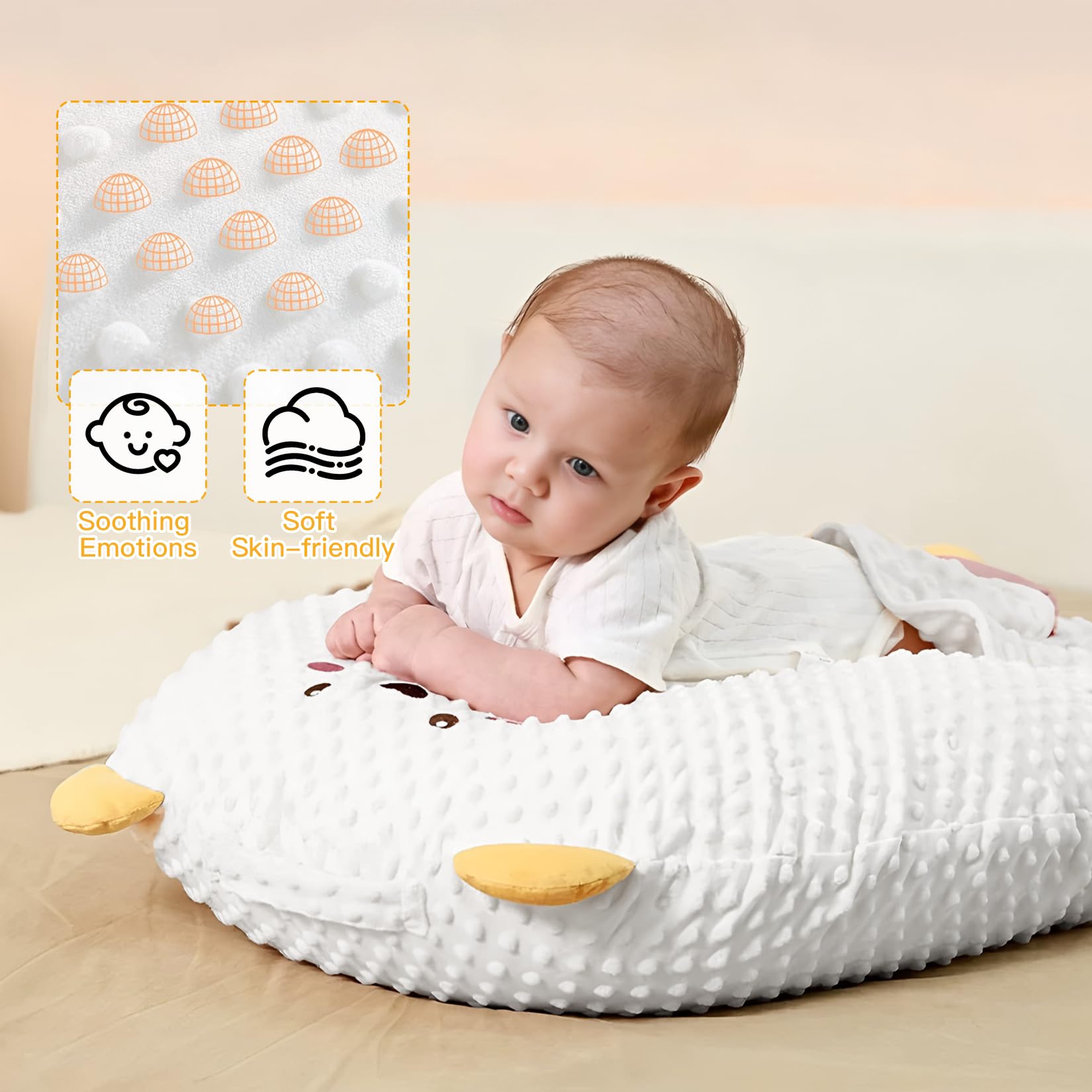 ZIXNEXKOO nursing pillow shown ready for daily feeding sessions.