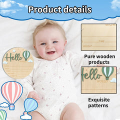 Ziyutam raised Hello letters add depth for precious newborn portraits and scrapbooks.