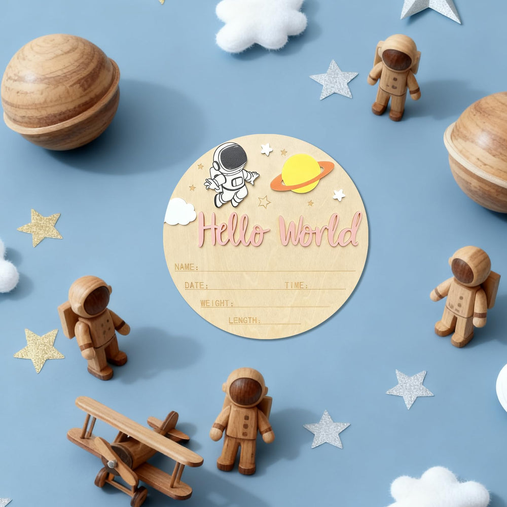Ziyutam baby photo prop display in a cozy nursery setup
