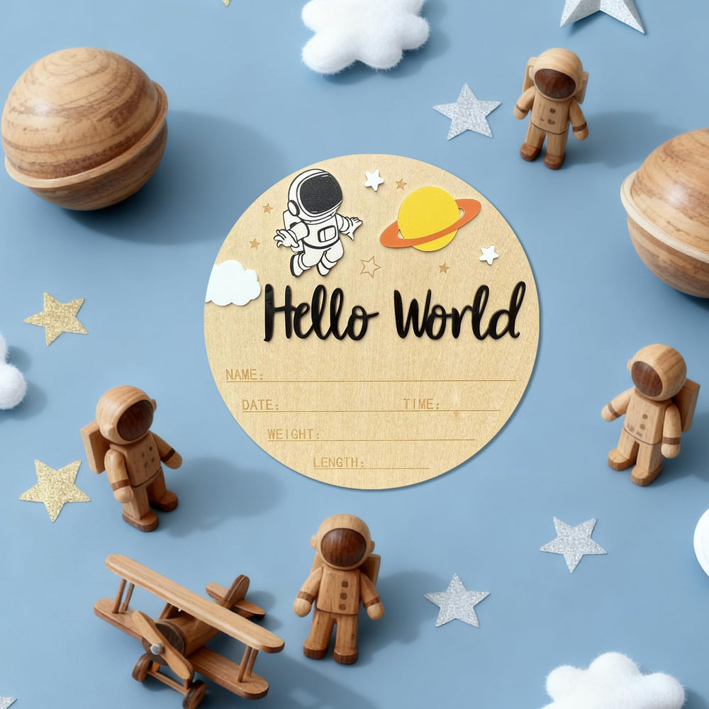 Ziyutam nursery photo prop featuring astronaut design