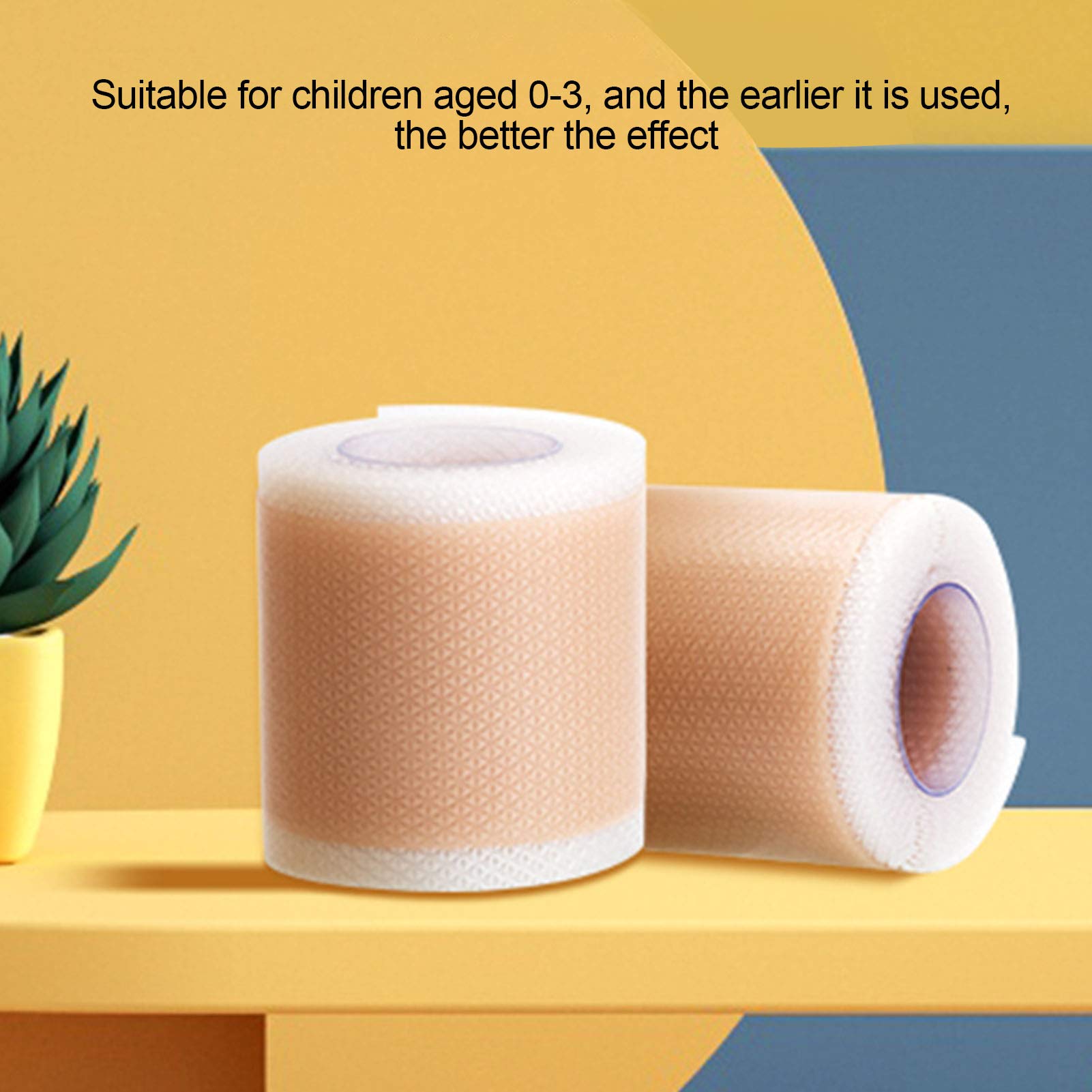 ZJchao baby ear stickers in soft material for gentle shaping.