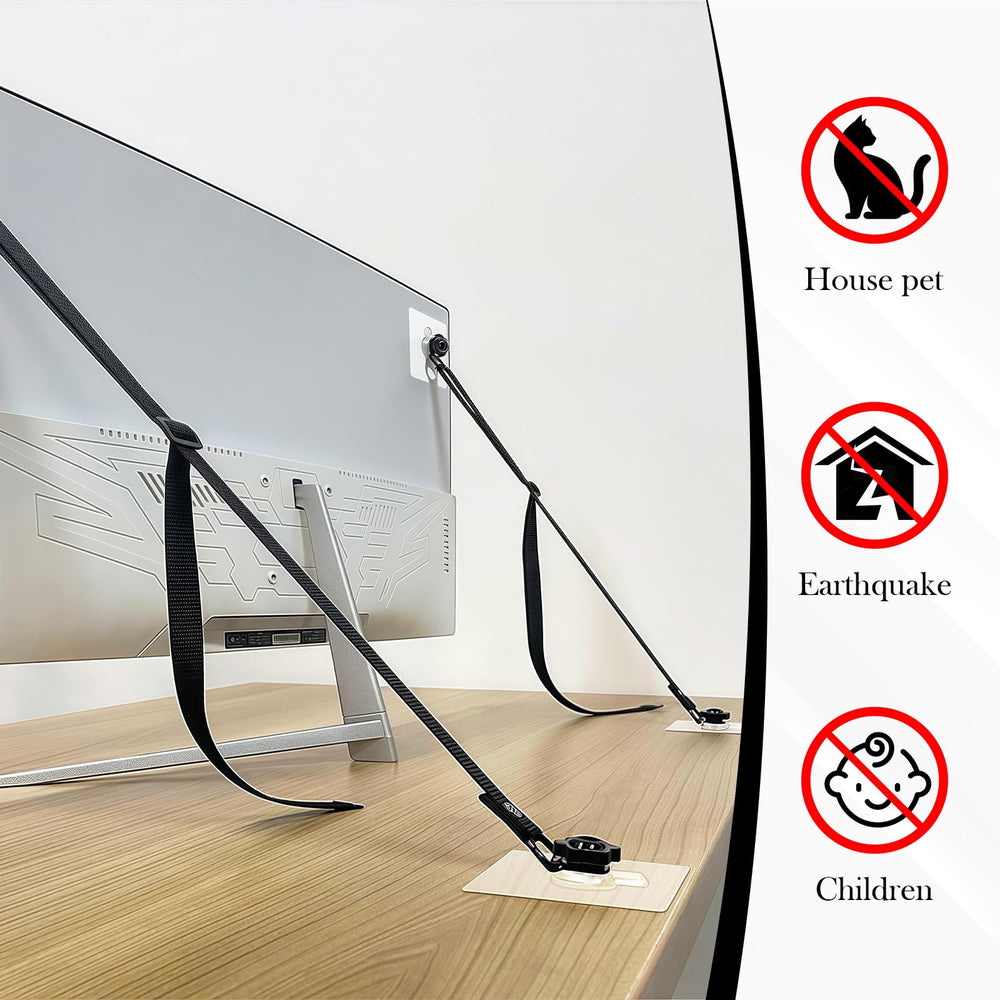 ZJIVQO baby-proofing strap pack simplifies quick setup.