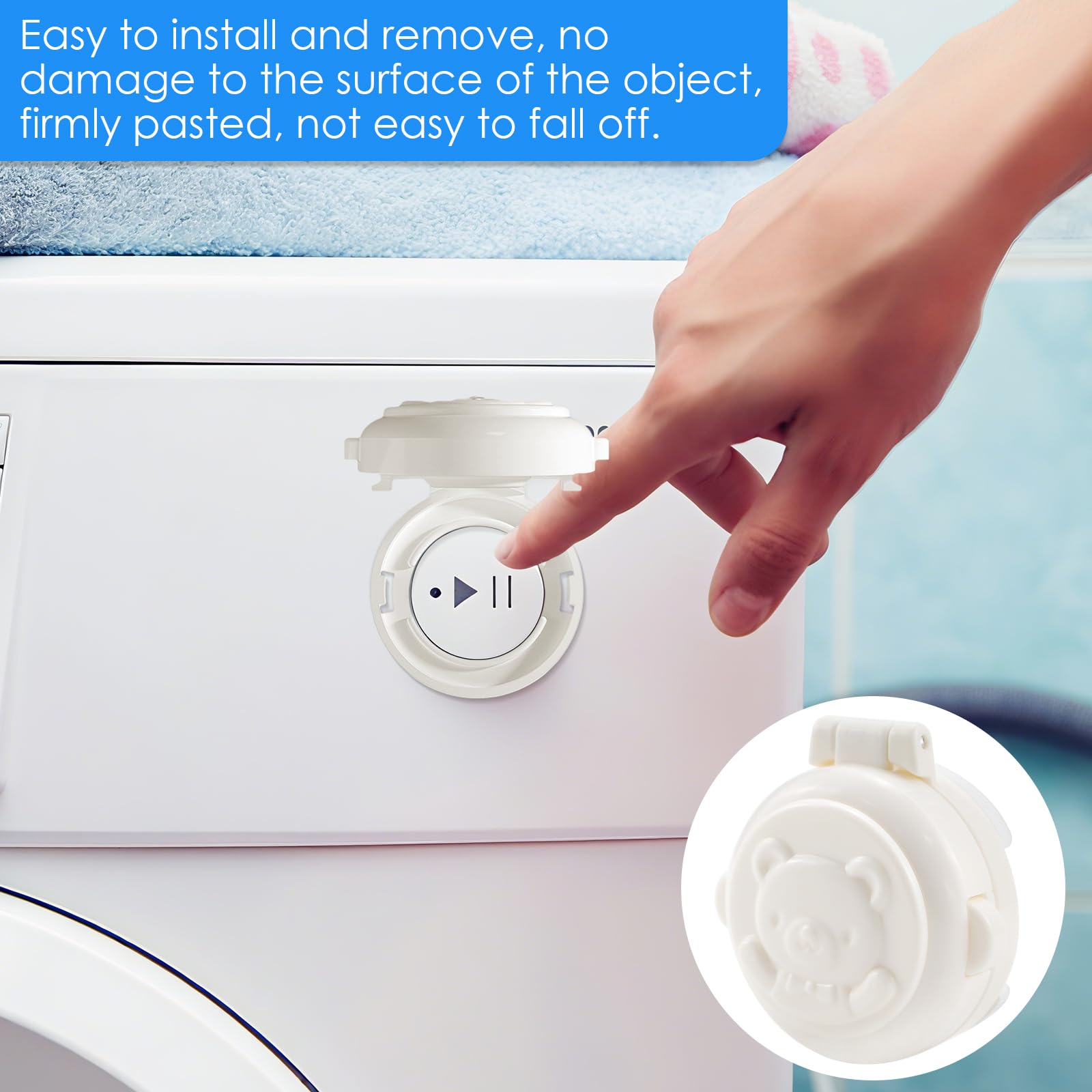 ZJIVQO discreet button protection maintains a tidy appliance appearance