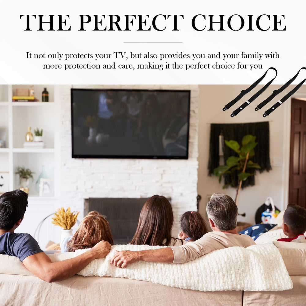 ZJIVQO universal-compatibility tv-straps work with most furniture.