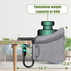 ZJNBMTFY clip-on highchair travel-friendly easy setup at restaurants