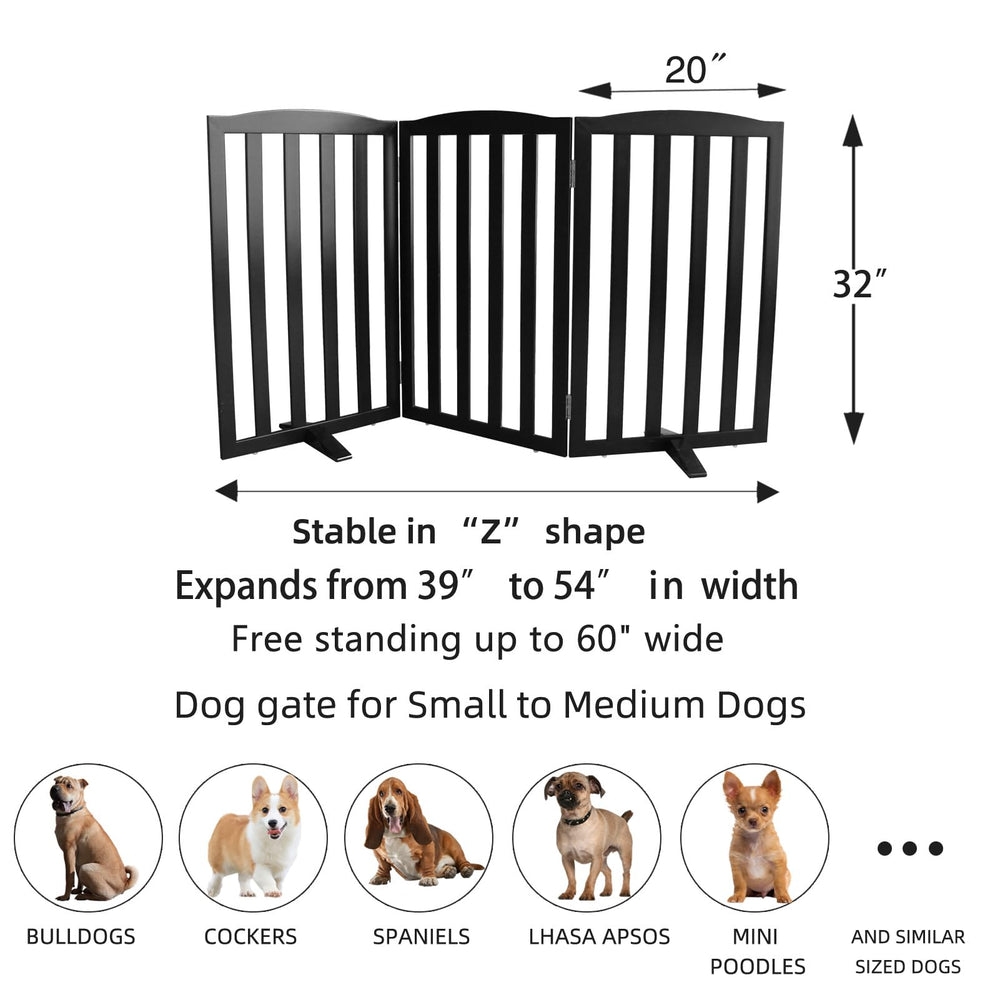 ZJSF black finish complements modern interiors while keeping pets contained.