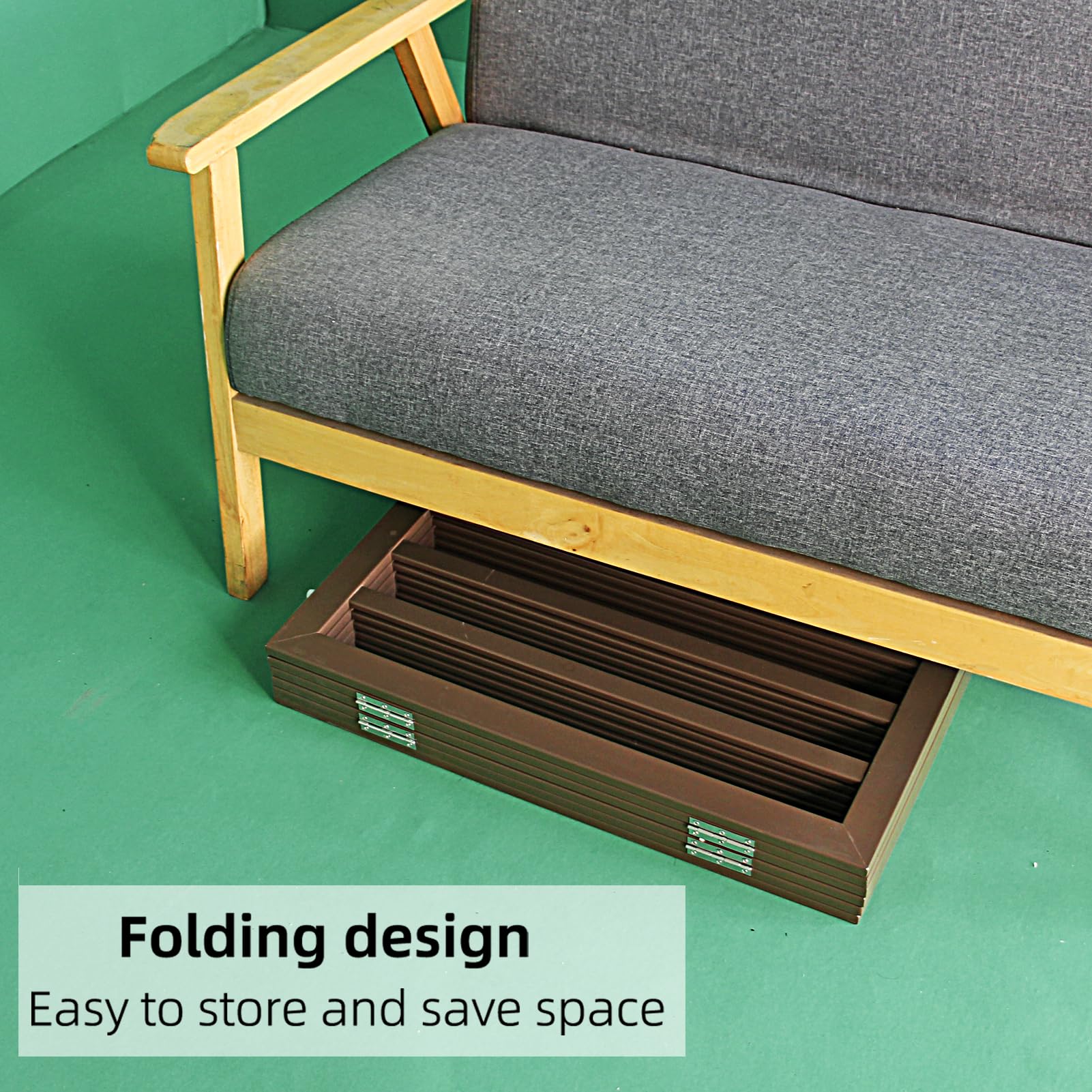 ZJSF collapsed 20-inch width fits under furniture for storage