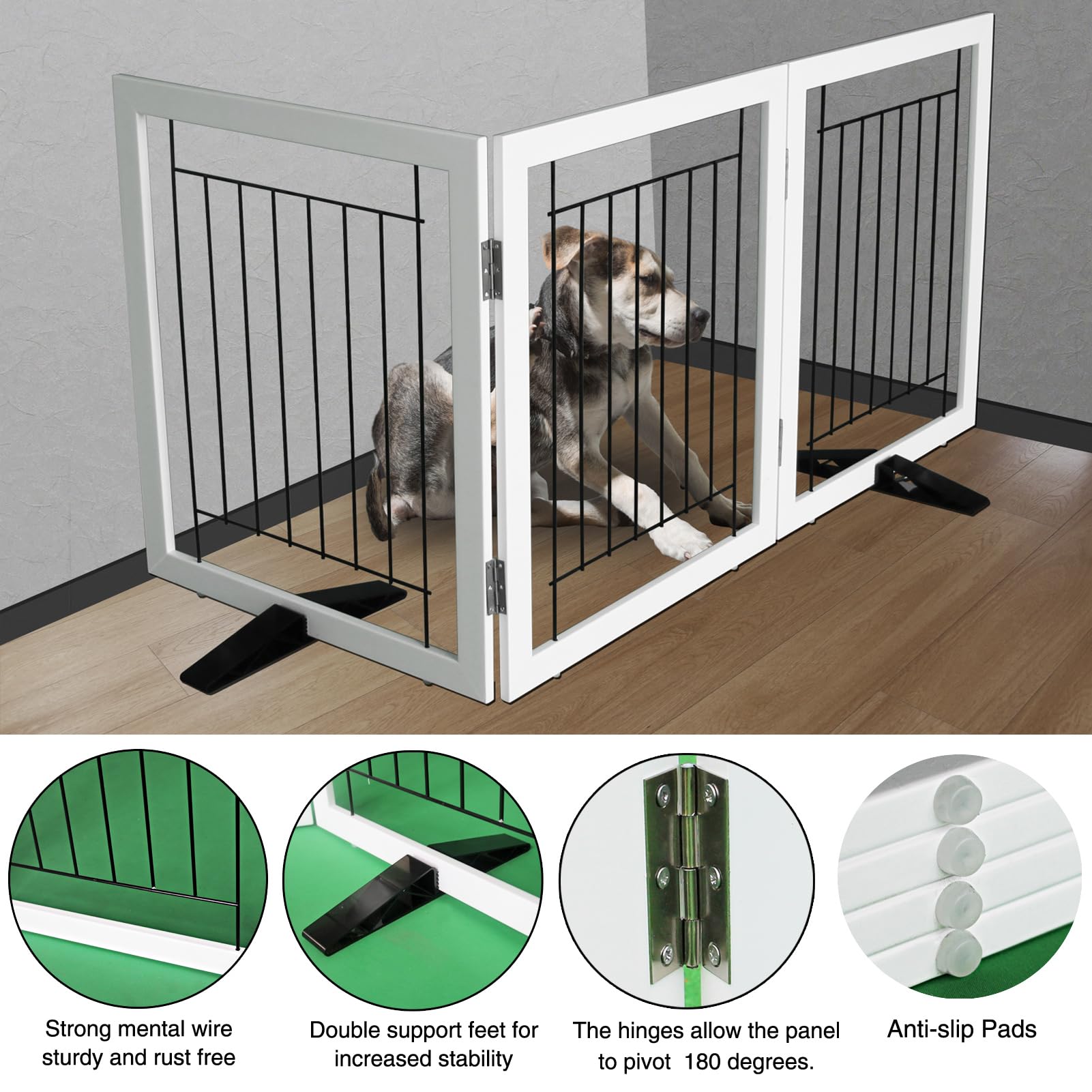 ZJSF sixty inch wide opening fits roomy hallways and doorways