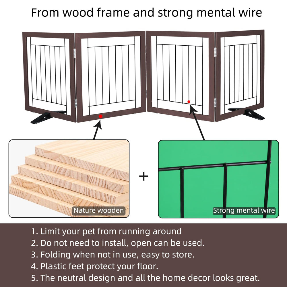 ZJSF dog gate suitable for doorways, hallways, and stairs.