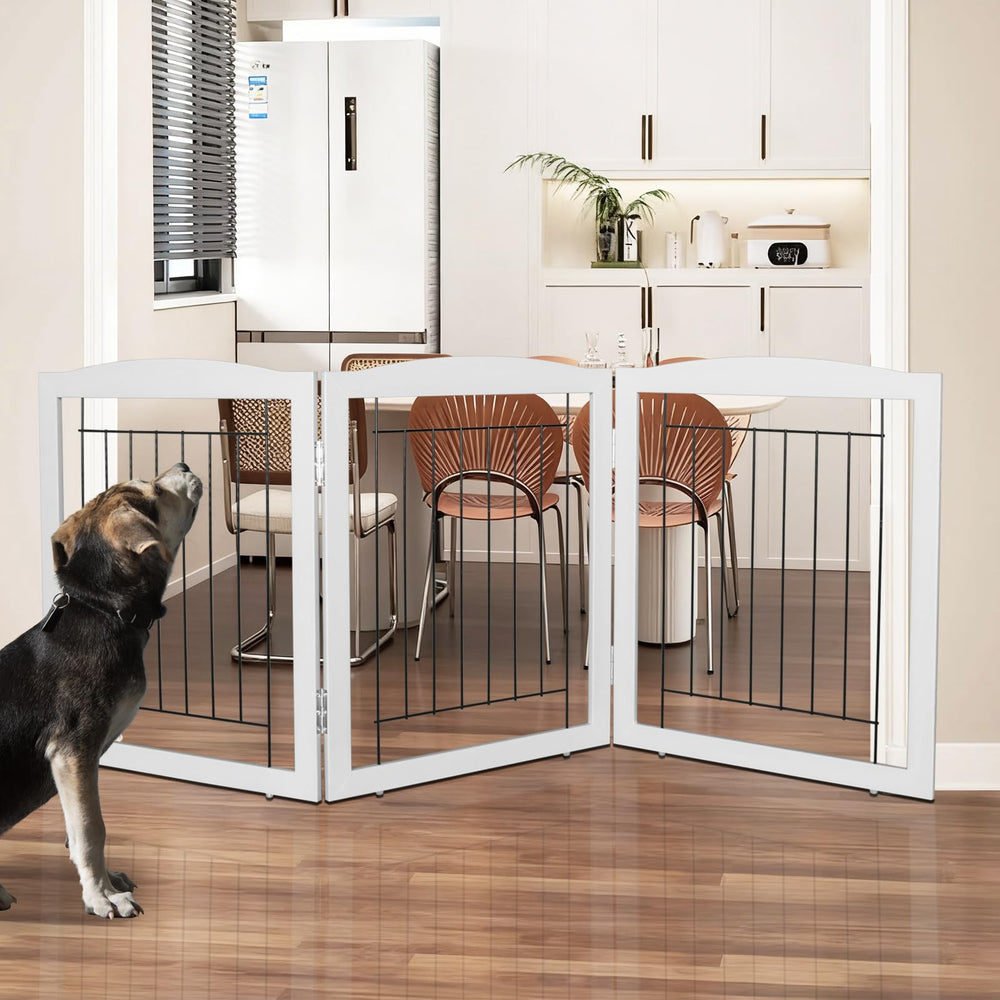 ZJSF freestanding design shown in a doorway without wall mounts.