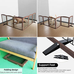 ZJSF gate in hallway demonstrates freestanding setup without doors.