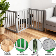 ZJSF dog gate in hallway blocking access for pets.