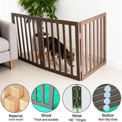 ZJSF dog gate no assembly ready to use in minutes