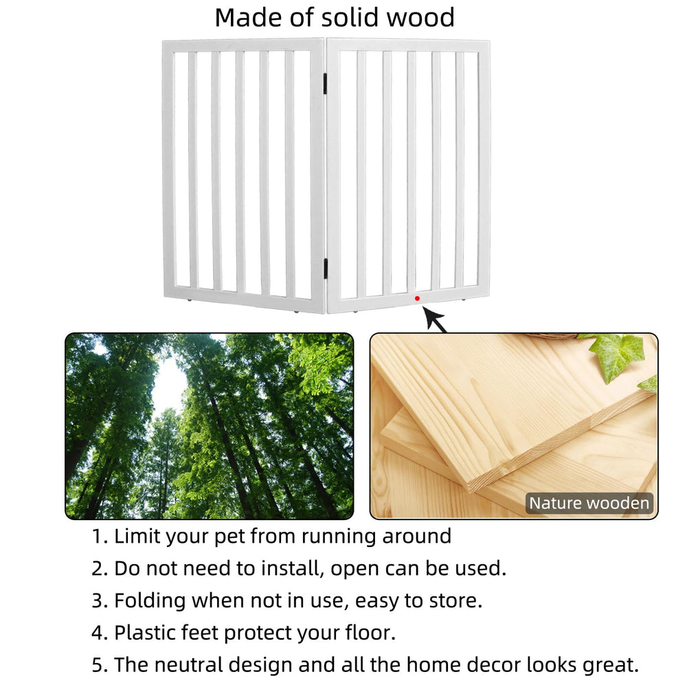 40-inch wide opening of ZJSF gate suitable for doorways