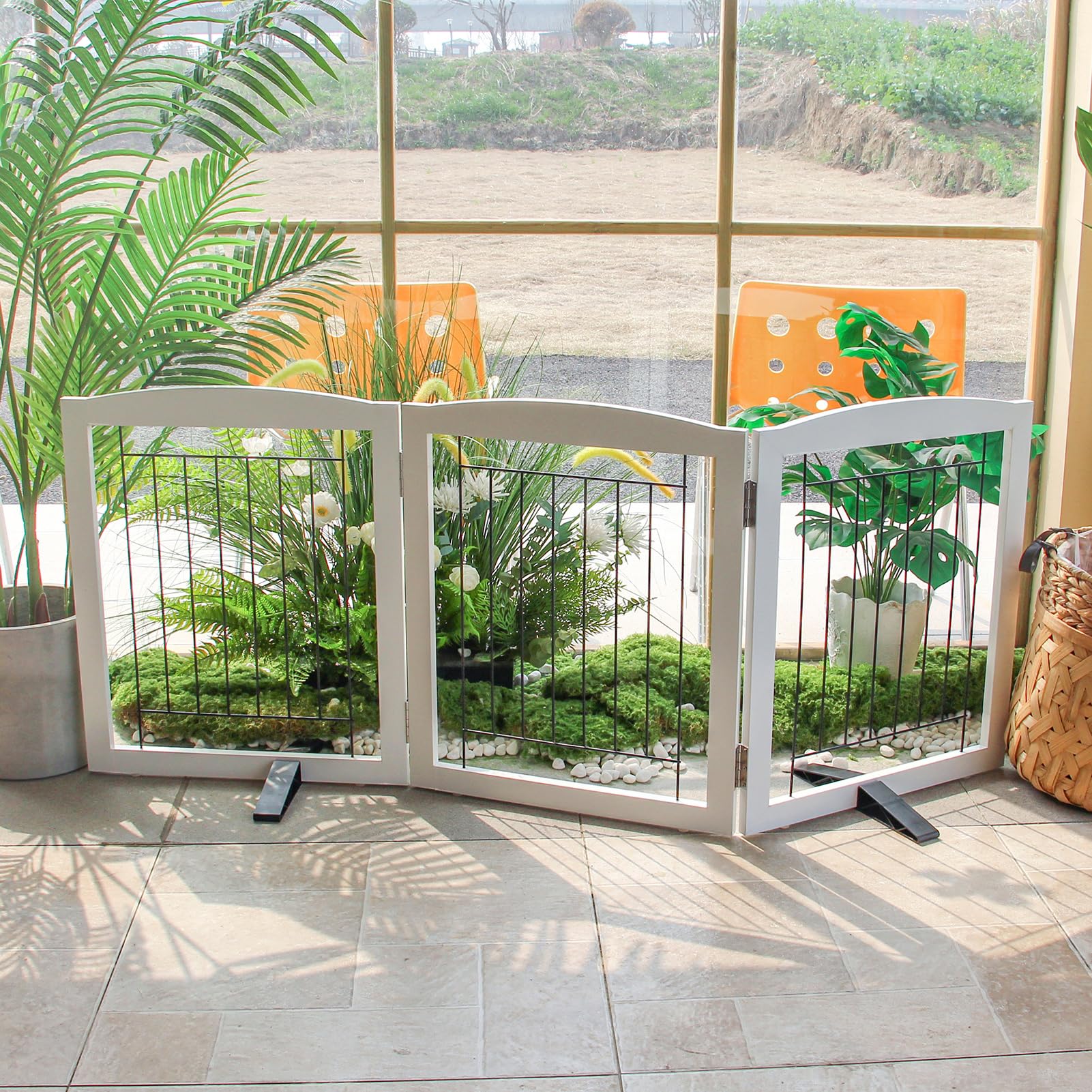 ZJSF sturdy support feet distribute weight for a stable freestanding setup.