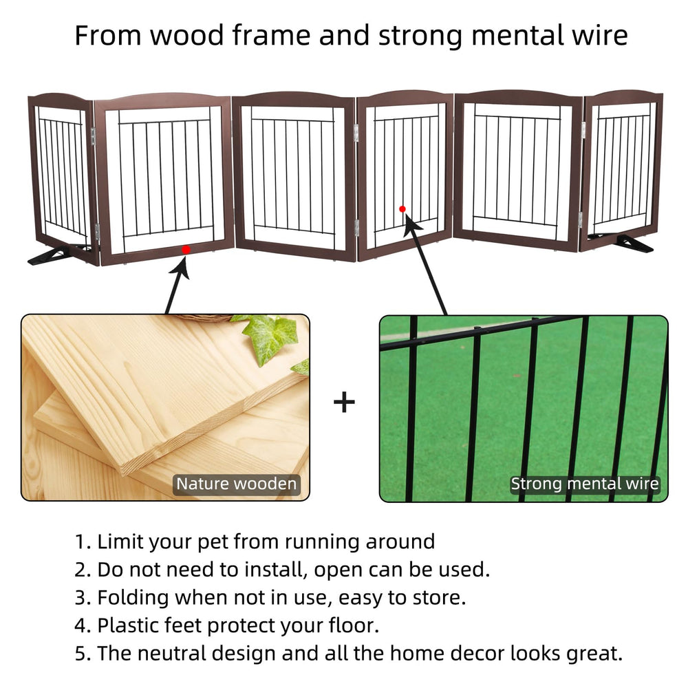 ZJSF 24-inch height securely contains pets in stair or doorway areas.
