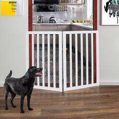 ZJSF dog gate in wide Z-shape expanded for large spaces