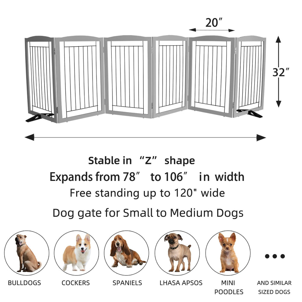 ZJSF extra-wide 120-inch gate helps contain multiple pets safely.
