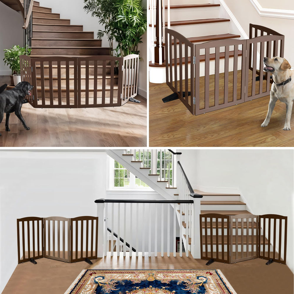Collapsible ZJSF gate shown for compact storage when not in use.