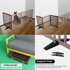 ZJSF foldable gate folds into a compact, space-saving option.