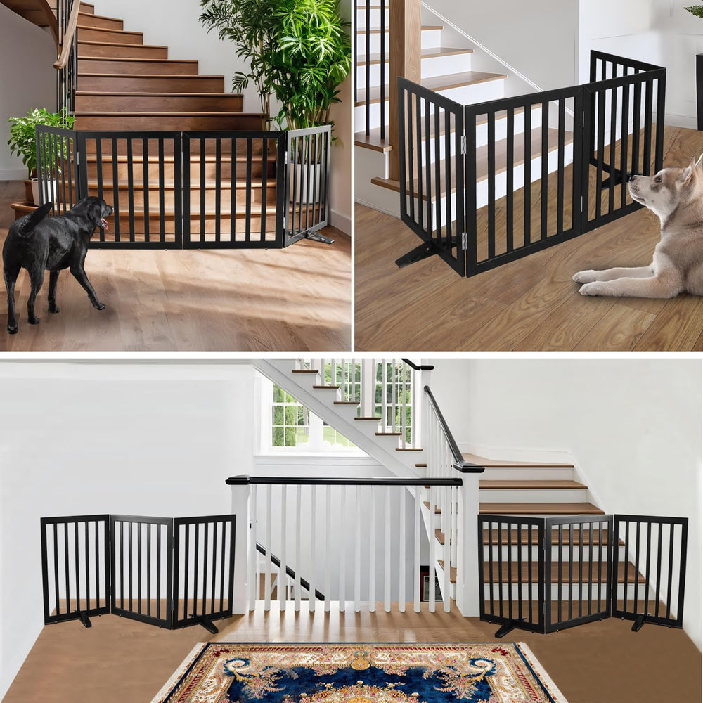ZJSF four-panel construction acts as gate, room divider, and pet pen.