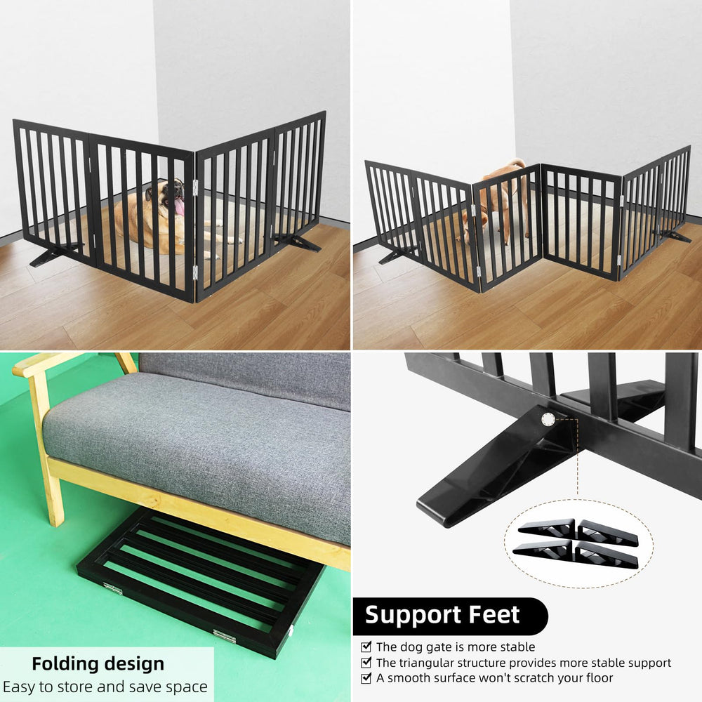 ZJSF free-standing cedar wood provides sturdy support without wall mounting.