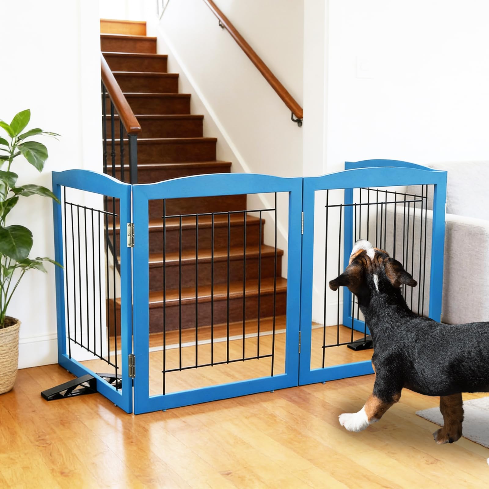 ZJSF two-panel design with sturdy hinges for stable room division