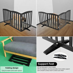 ZJSF fully assembled gate unfolds quickly for instant setup.