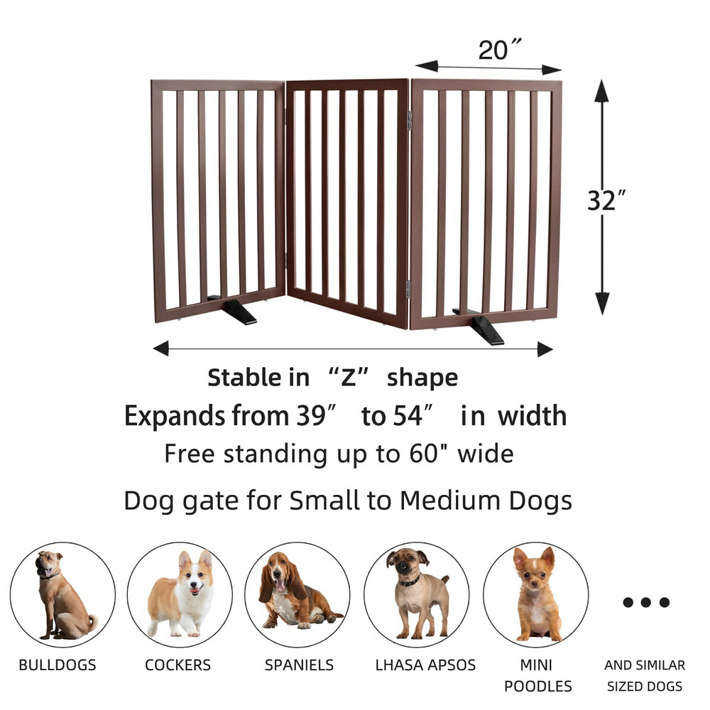 ZJSF non-slip feet protect floors and stabilize the gate.