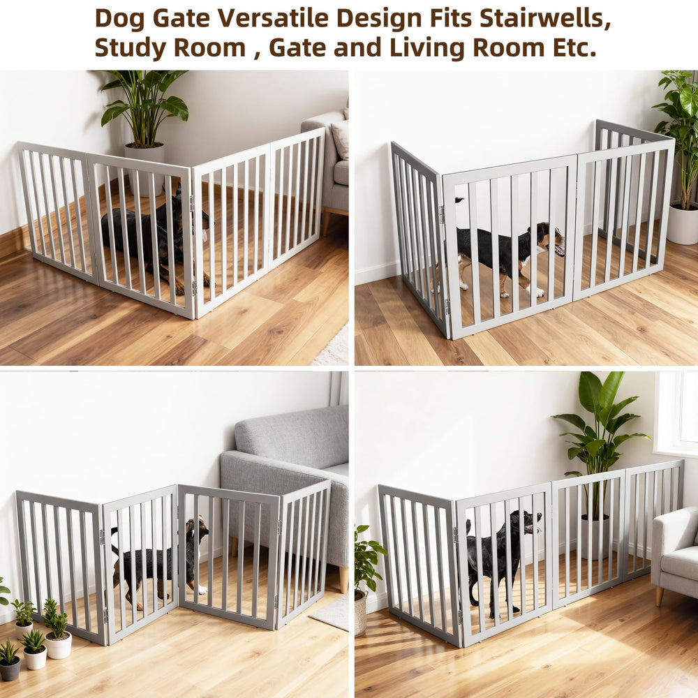 ZJSF open gate spans wide hallways up to 80 inches.