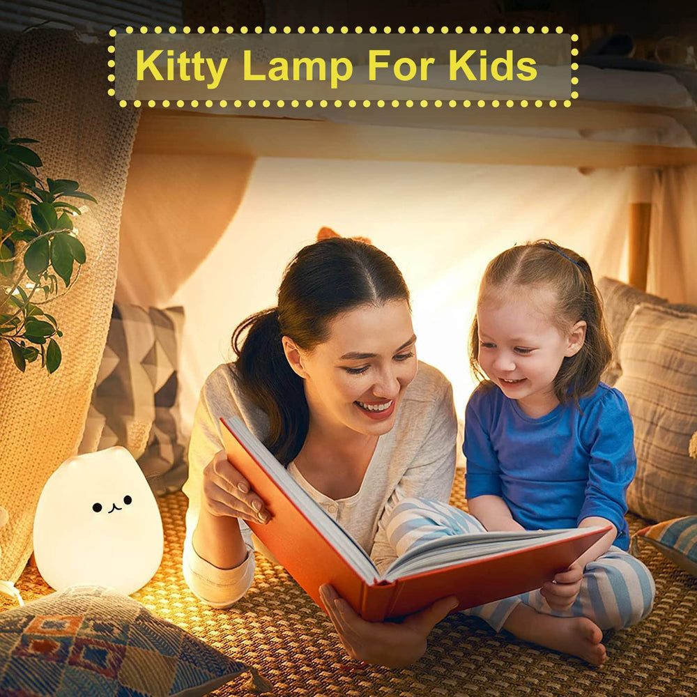 ZKLiLi cat night light offering 7 color breathing modes for playful ambiance