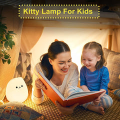 ZKLiLi cat night light offering 7 color breathing modes for playful ambiance