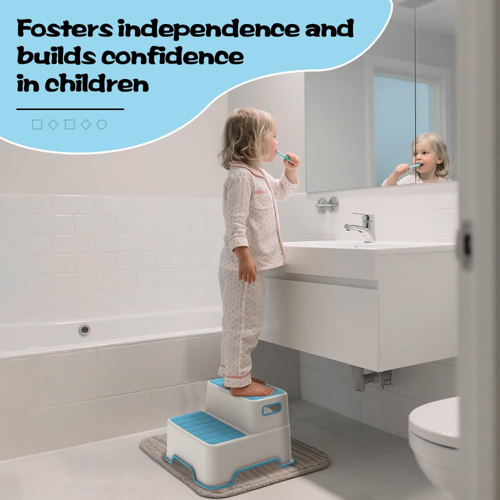 ZLMHYYM step stool plastic resists splashes and is waterproof