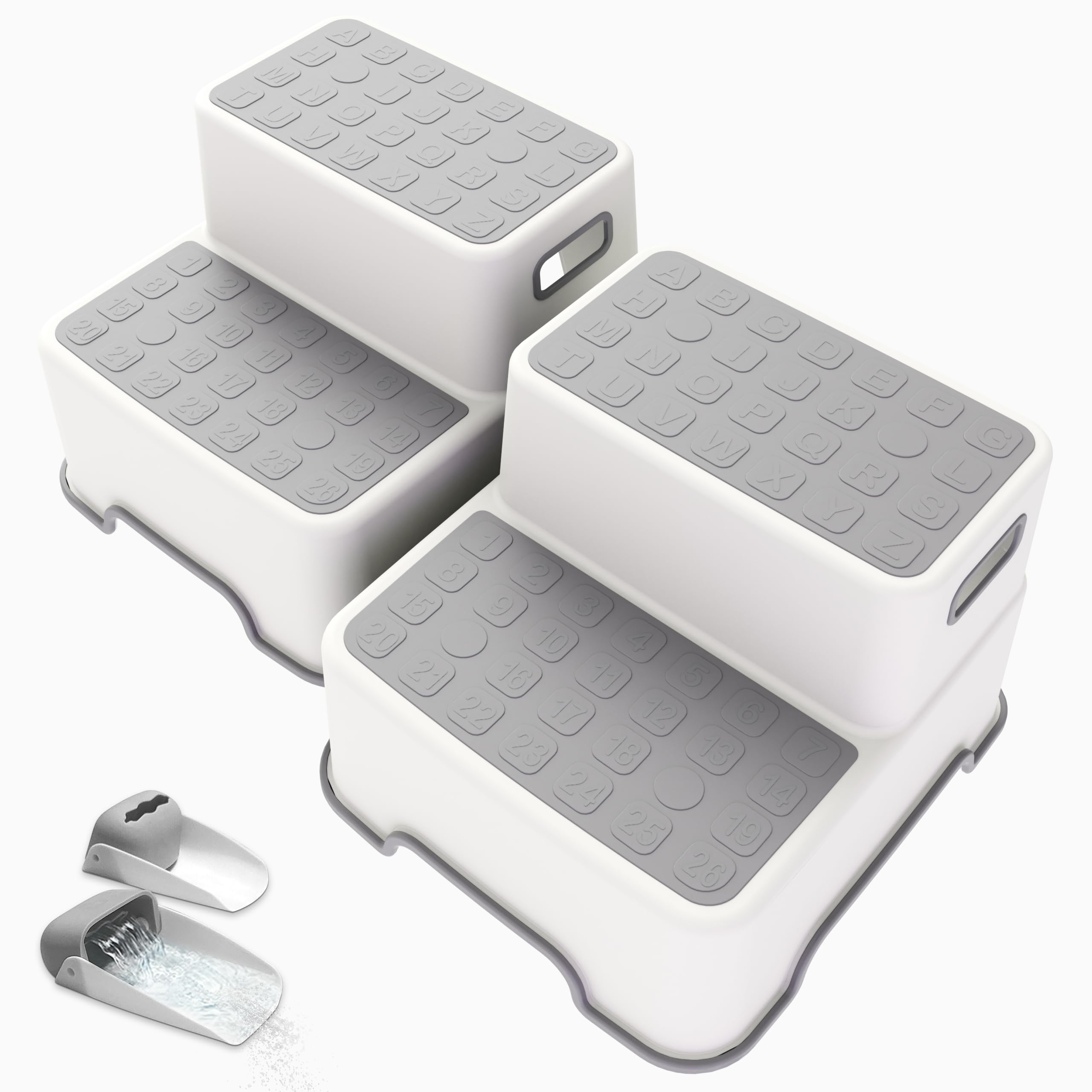 ZLMHYYM toddler step stool front view for safe bathroom access.