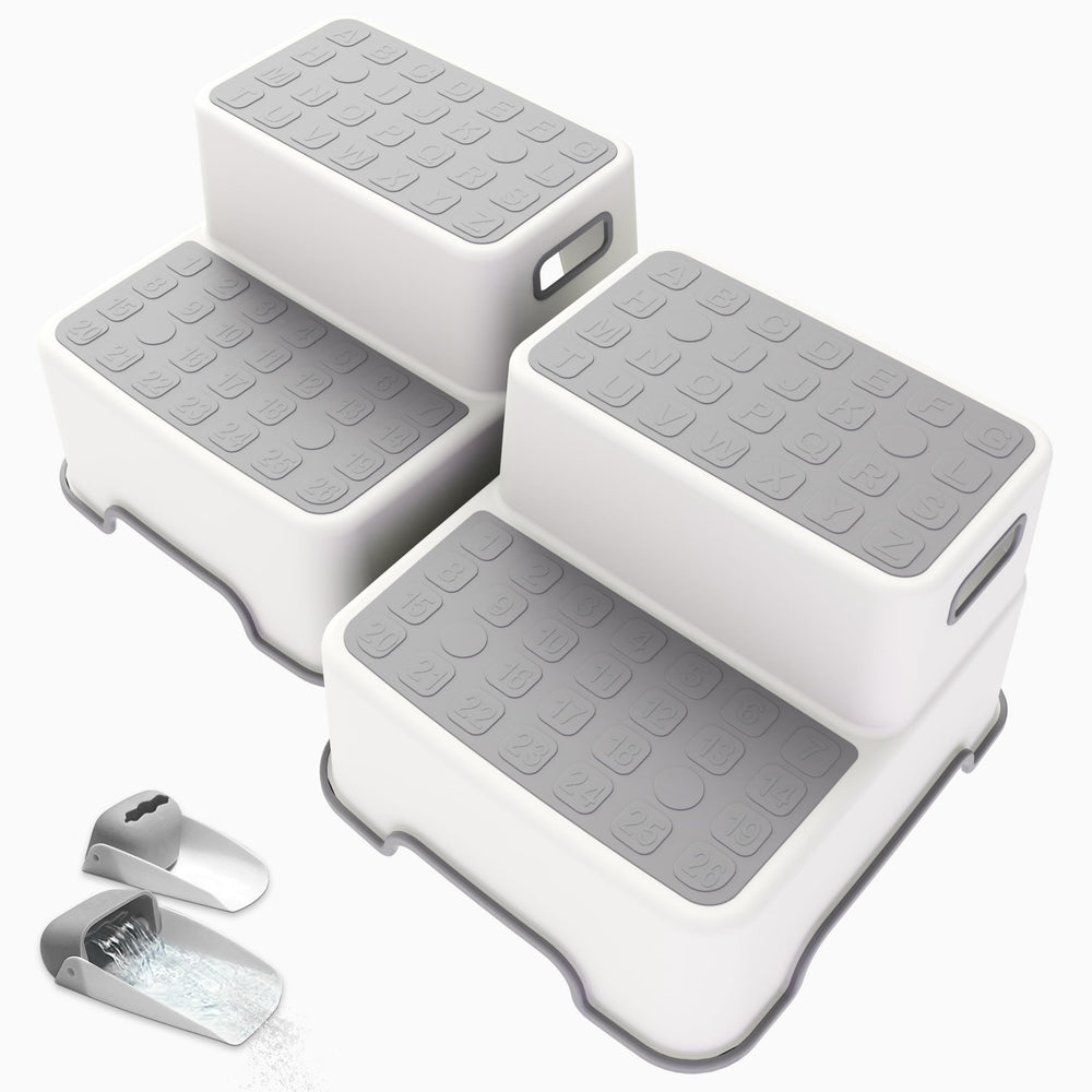 ZLMHYYM toddler step stool front view for safe bathroom access.