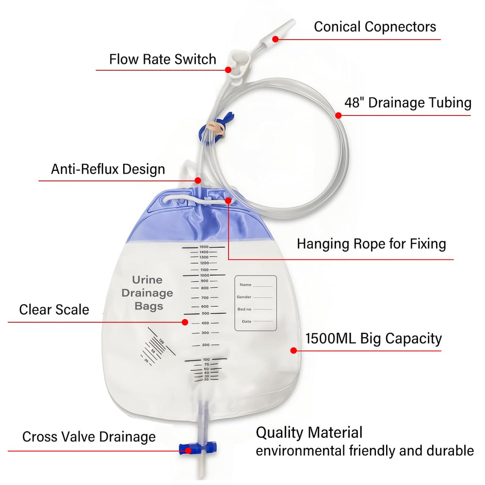 ZLQHHYL urinary bag low profile design stays discreet under clothing