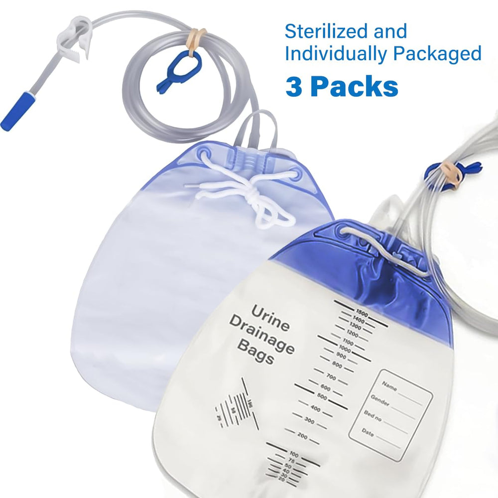 ZLQHHYL three pack urinary bags for convenient backups