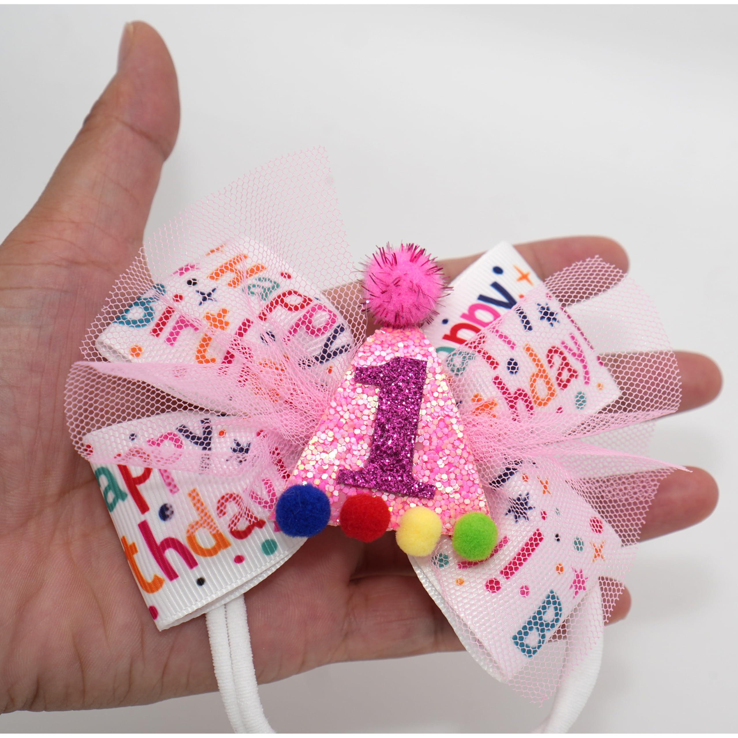 Zlwse confetti-design bow adds festive flair to parties.