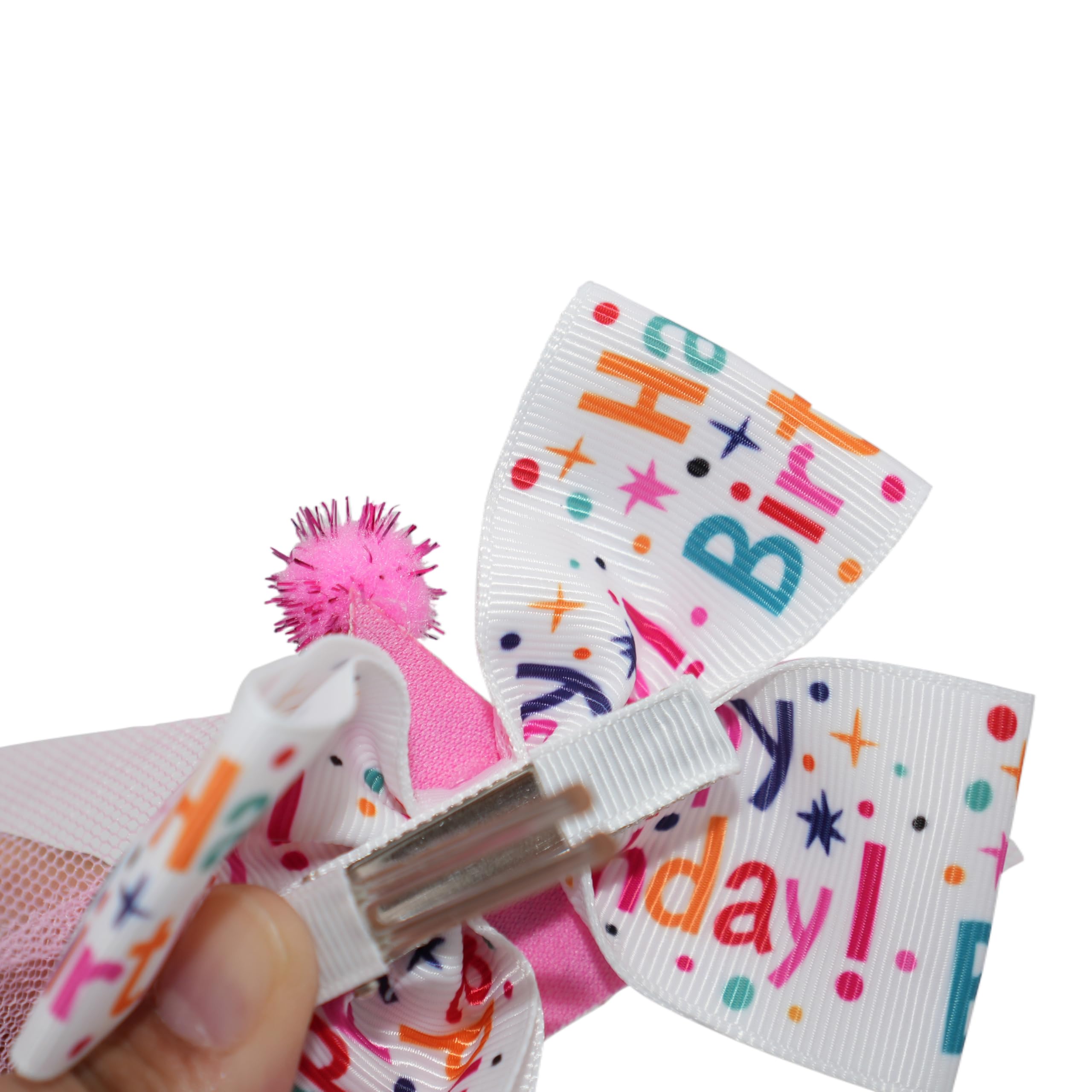 Zlwse bow styled as party decor and cute photo prop.