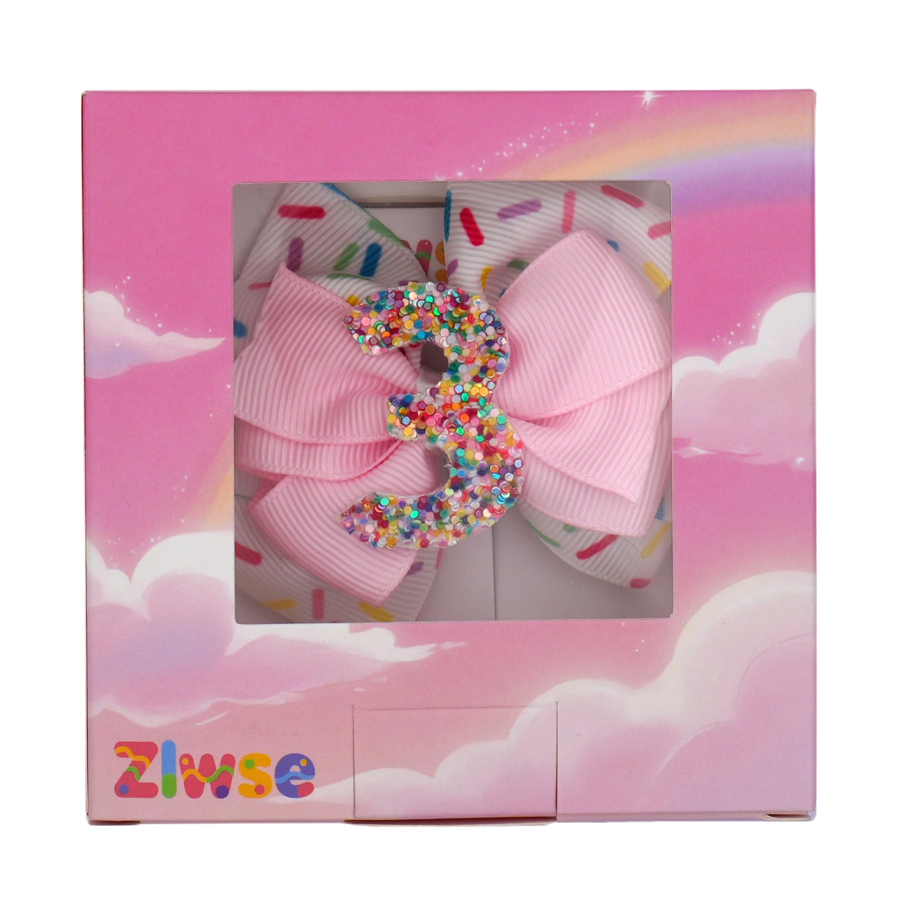 Zlwse premium glitter bow with durable finish stands up to daily wear.