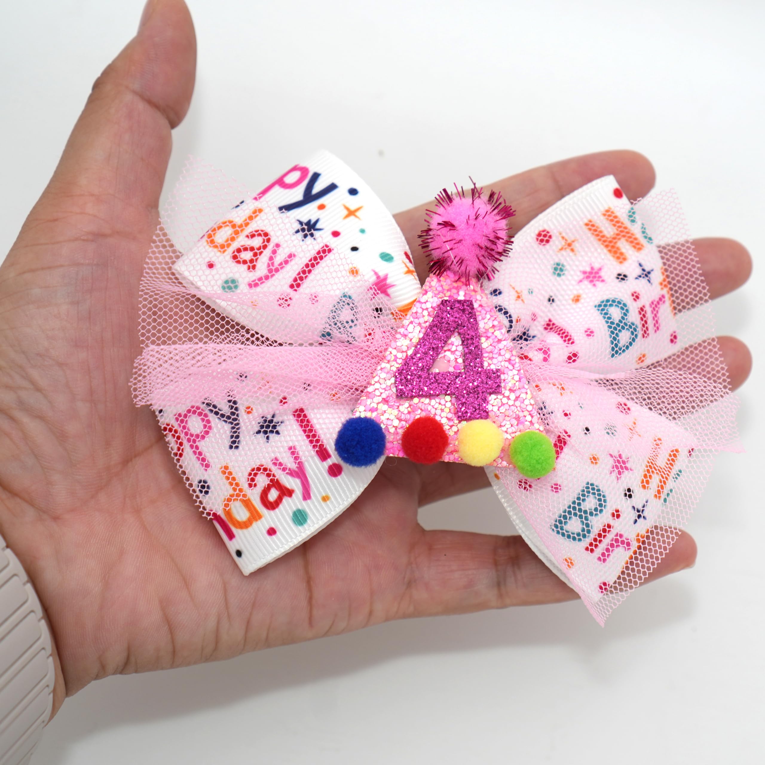 Zlwse hair bow nylon band worn with headband for comfortable, secure styling.