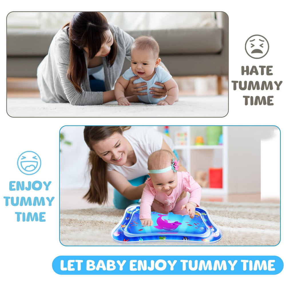 ZMLM Sea-life floating animals stimulate visual focus during tummy time
