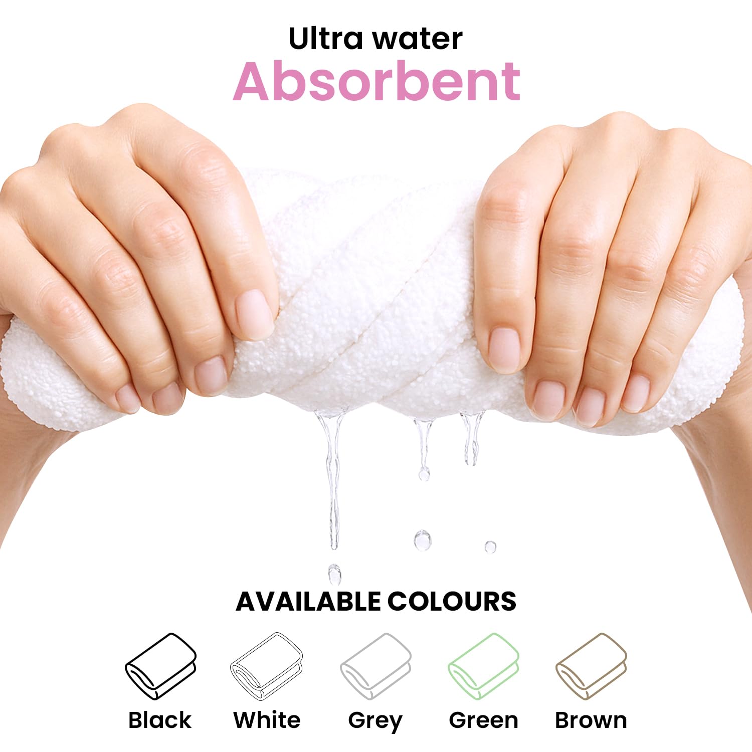 Zoane Creations hooded baby towel 500gsm absorbency for quick drying after bath.