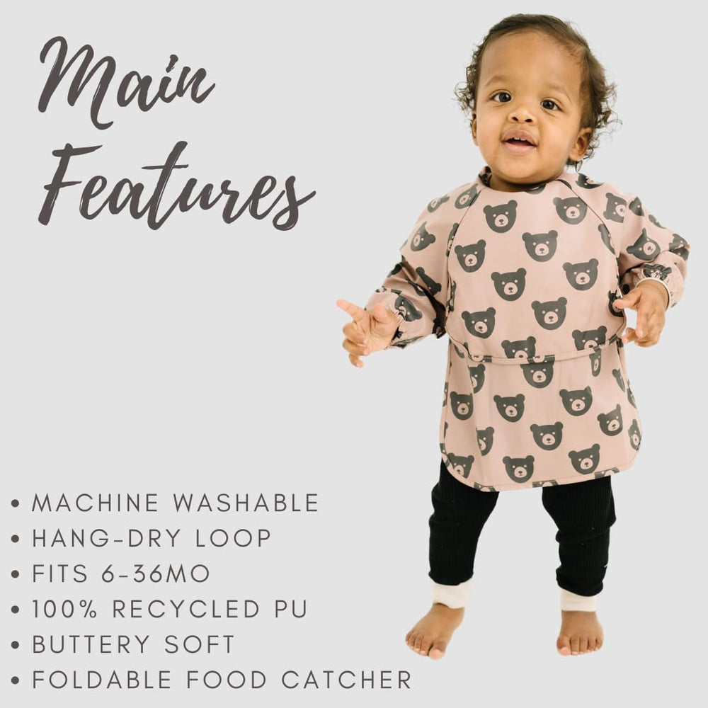 Zoe & Co adjustable fit baby bib secure for growing toddlers