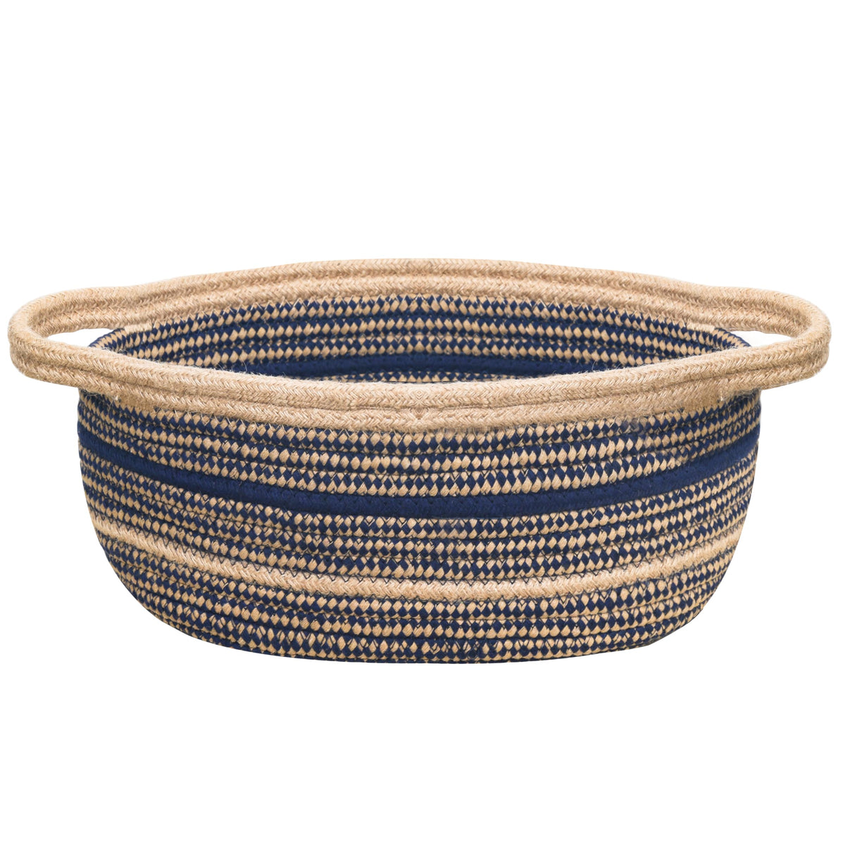 ZOES HOMEWARE sapphire blue small basket for gifts, ideal for gift décor and compact storage