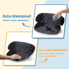 Zoiapai Piddle Pad machine-washable protector for easy cleanup.