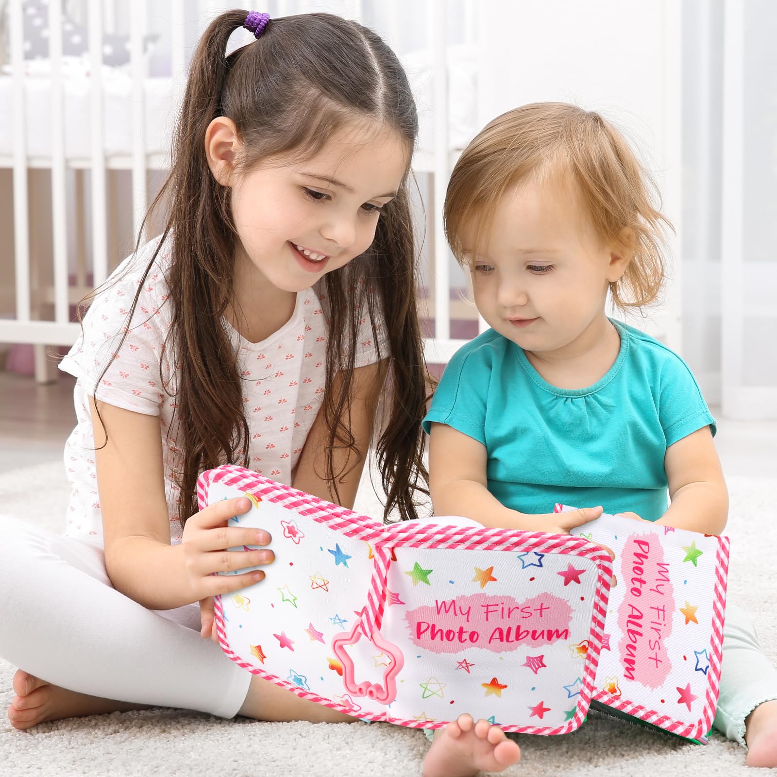 ZOIIWA soft-touch cloth is gentle on tiny hands and durable.