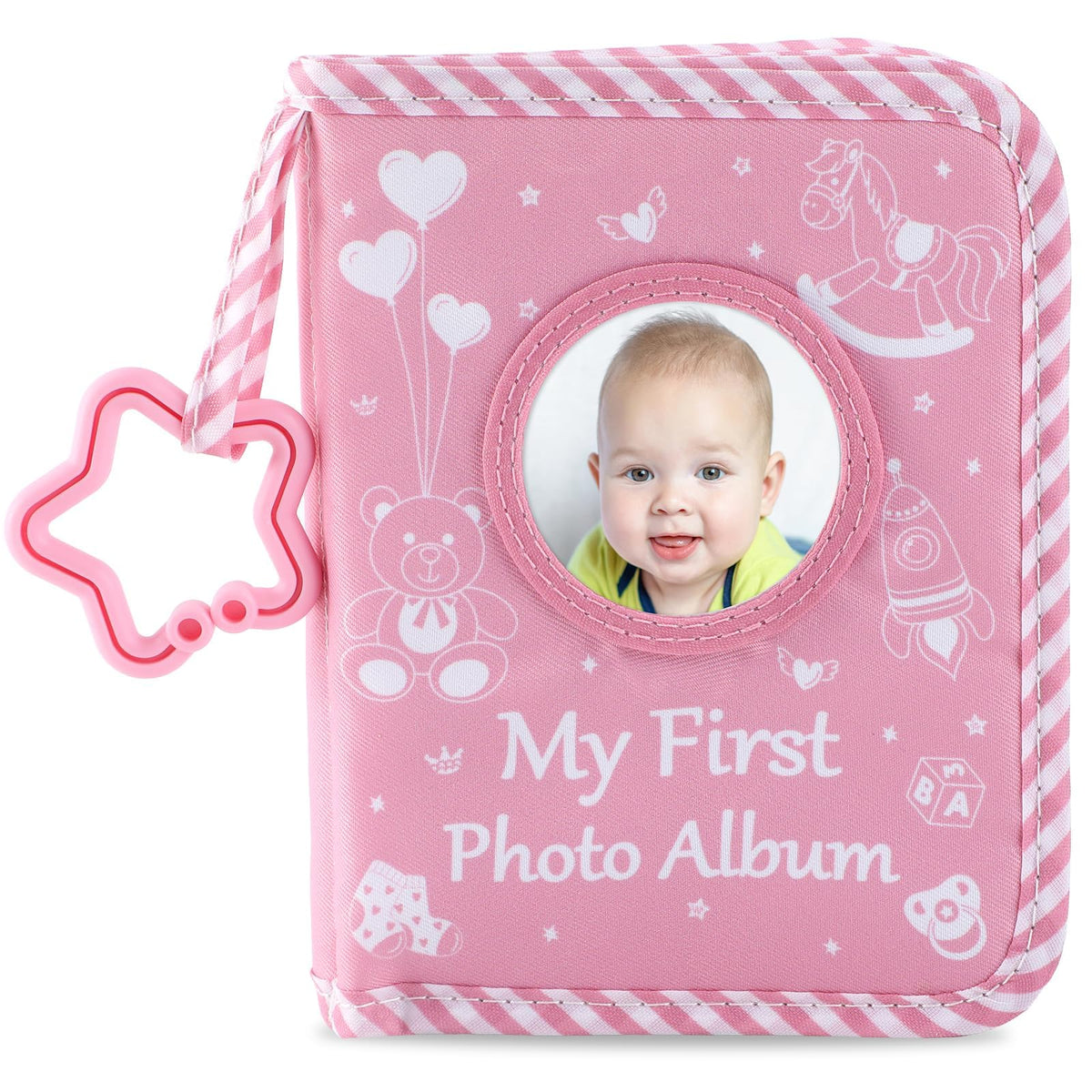 ZOIIWA Baby's First Family Album cover-mirror for interactive moments with baby