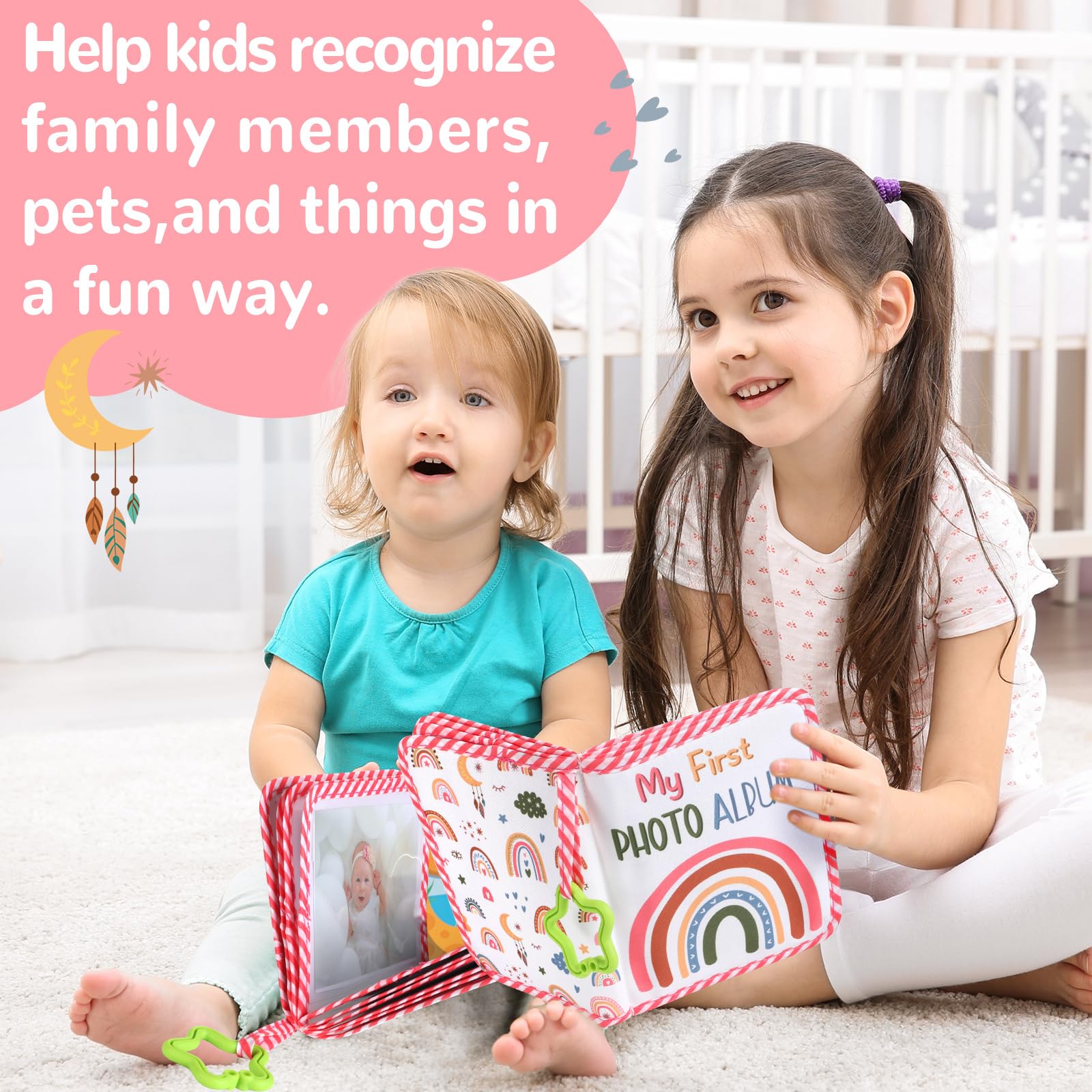 ZOIIWA Convenient hooks for hanging in nursery or playroom